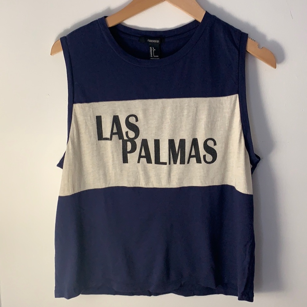 Forever 21 Cropped Muscle Tank Las Palmas